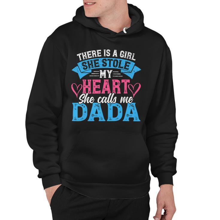 Mens Funny Fathers Day Shirt A Girl She Calls Me Dada Grandpa 7 Shirt Hoodie