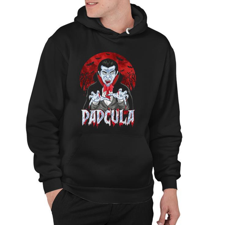 Mens Funny Halloween Dad Dracula Costume Dadcula Hoodie
