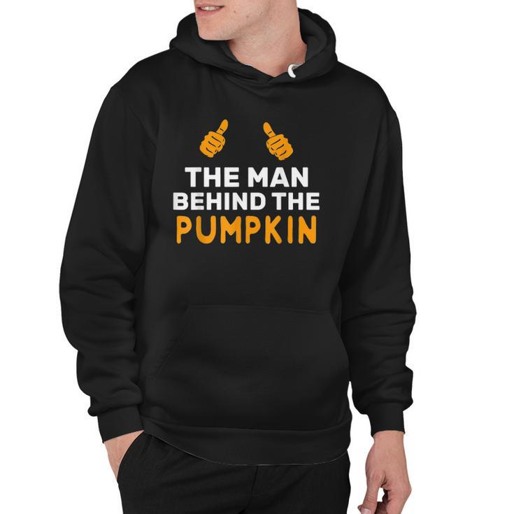Mens Halloween Pregnancy  For Men Funny Pumpkin Dad Costume Hoodie