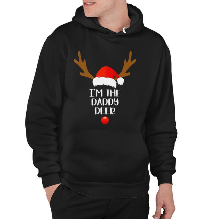 Mens Im The Daddy Deer Matching Family Group Gift Fun Christmas Hoodie