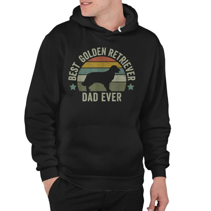 Mens Mens Golden Retriever Dad Dog  Funny Fathers Day Doggy Hoodie