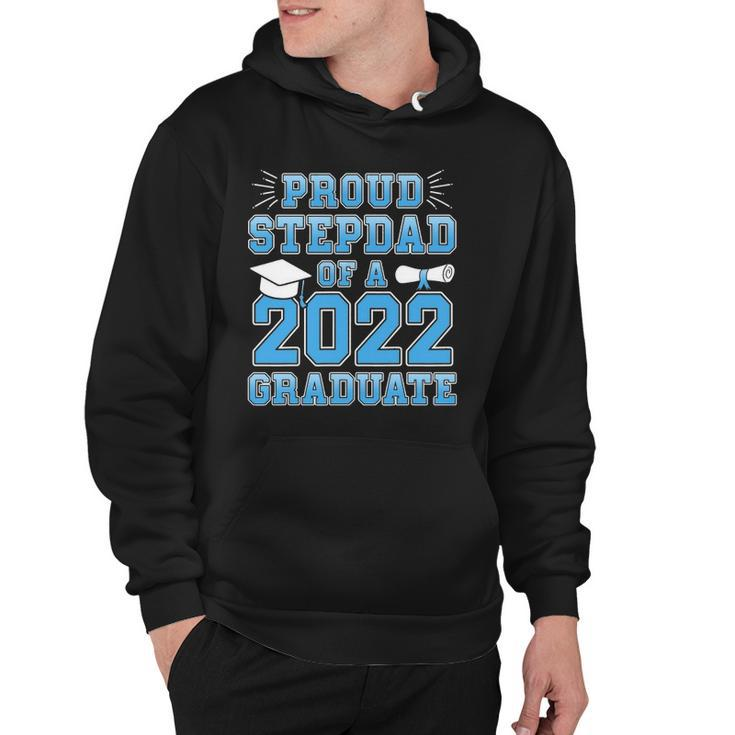 Mens Proud Stepdad Of A 2022 Graduate Stepfather Graduation Party Hoodie