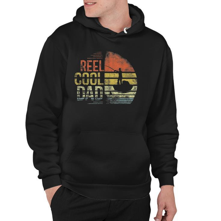 Mens Reel Cool Dad Fisherman Daddy Father Day Gifts Fishing Hoodie