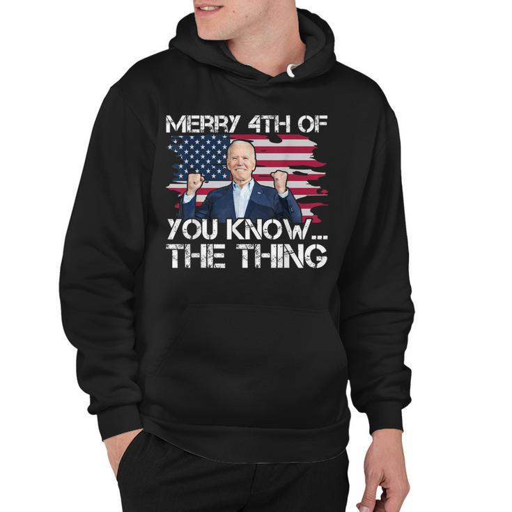 Merry 4Th Of You KnowThe Thing Happy 4Th Of July Memorial  Hoodie