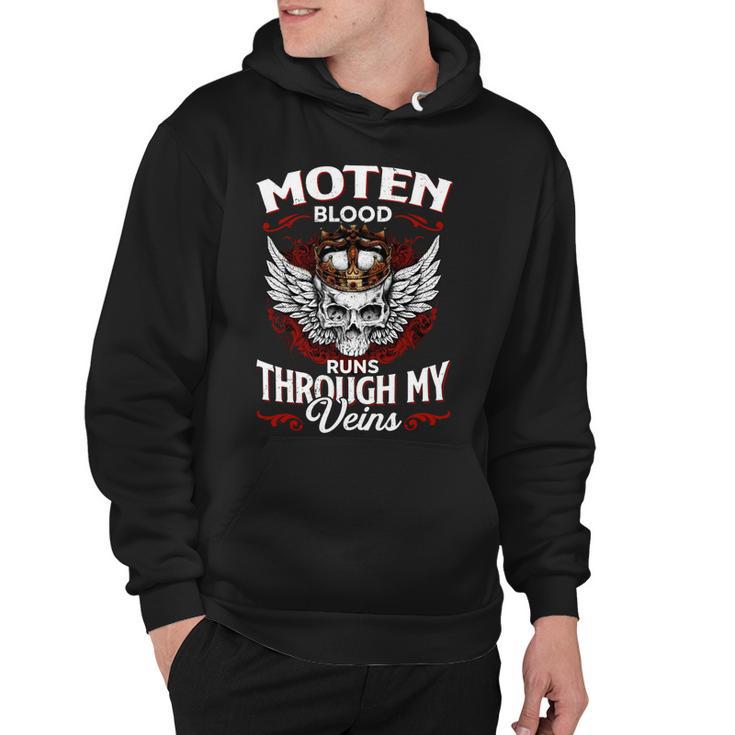 Moten Blood Runs Through My Veins Name Hoodie