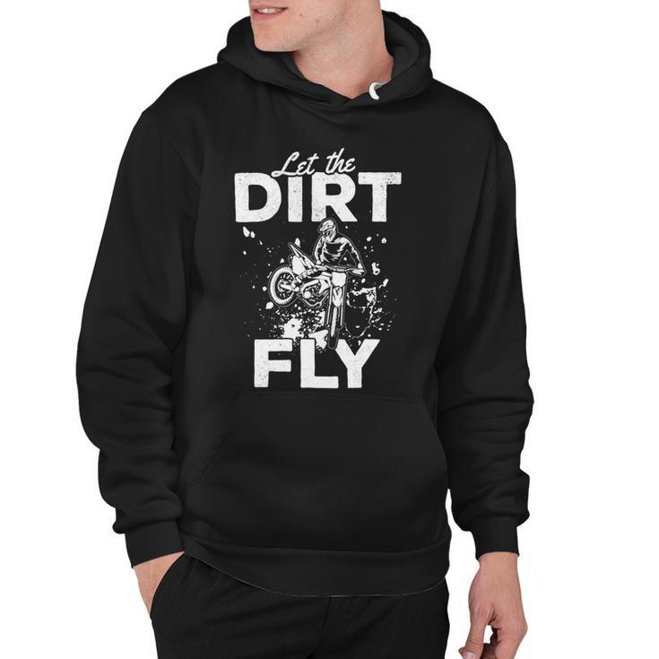 Motorcycle Let The Dirt Fly Dirtbike 494 Shirt Hoodie