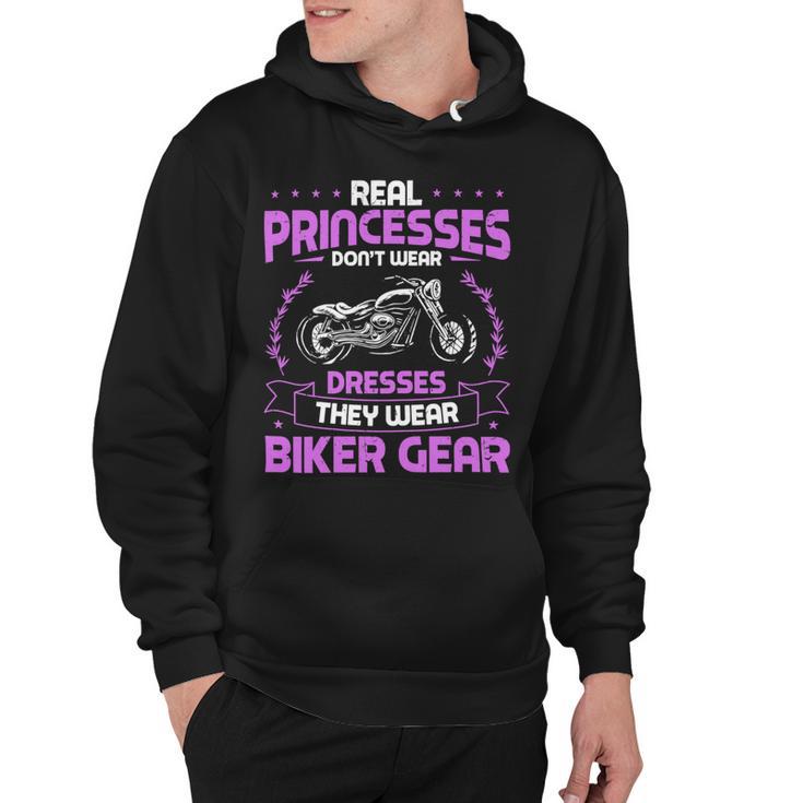 Motorcycle Real Princesses Wear Biker 483 Shirt Hoodie