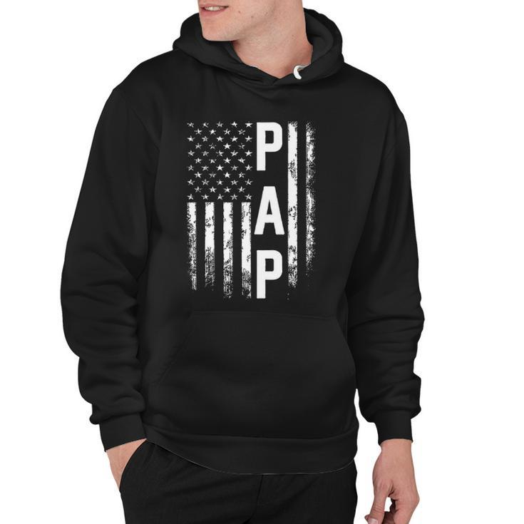 Pap Gift America Flag Gift For Men Fathers Day Hoodie