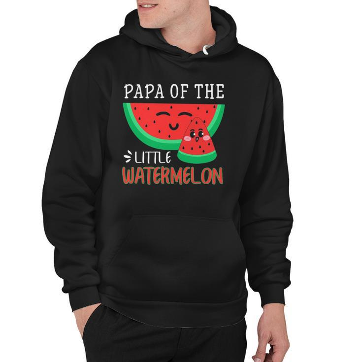 Papa Of The Little Watermelon Melon Family Matching Hoodie