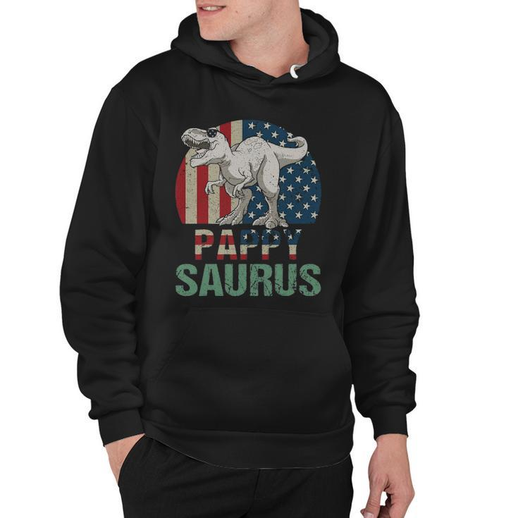 Pappysaurus Dinosaur Pappy Saurus Fathers Day 4Th Of July Hoodie