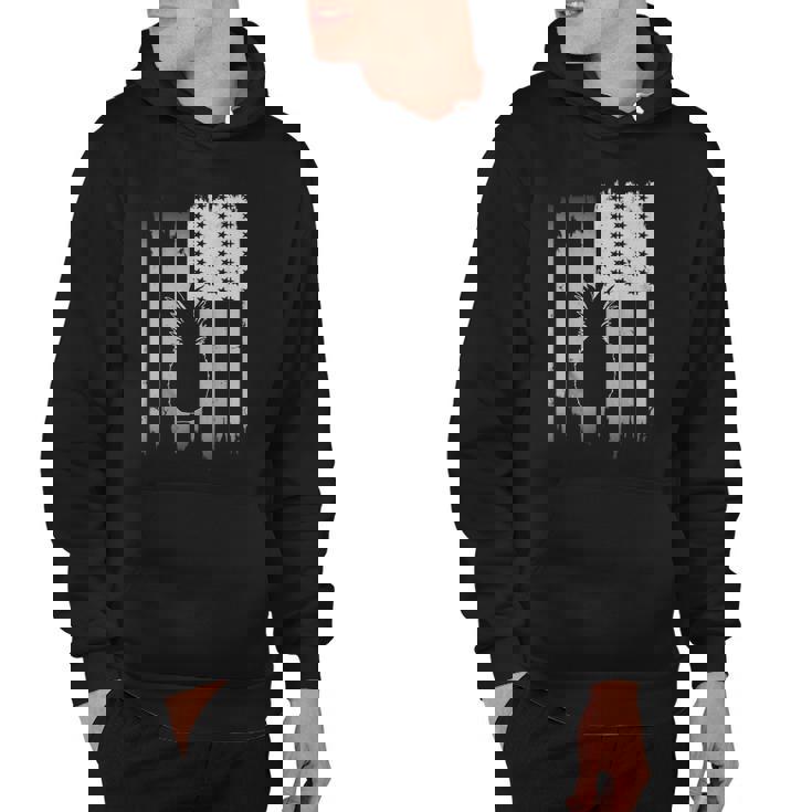 Pineapple Usa American Flag 4Th Of July Patriotic Fruit Hoodie