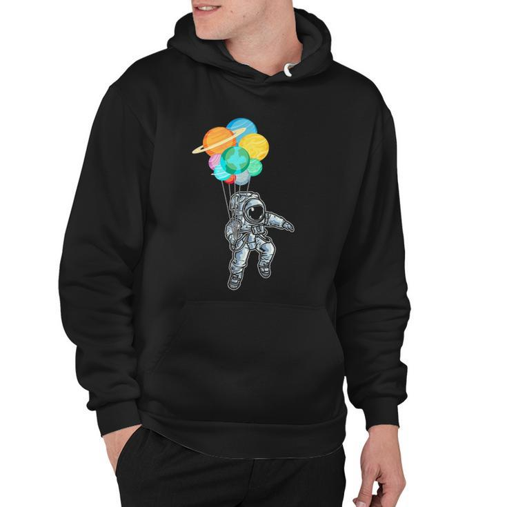 Planet Balloons Astronaut Space Science Hoodie