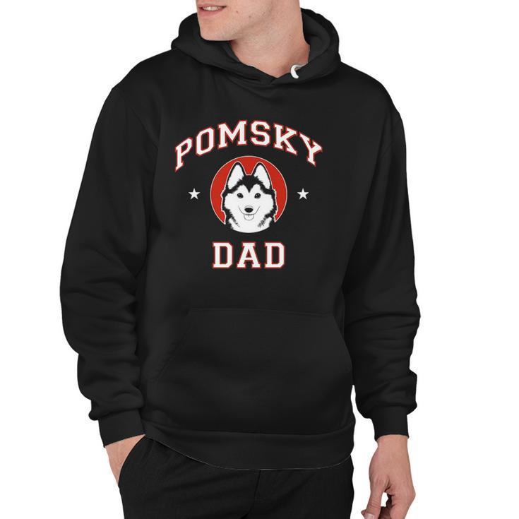 Pomsky Dad Pomsky Dad Mix Breed Dog Hoodie