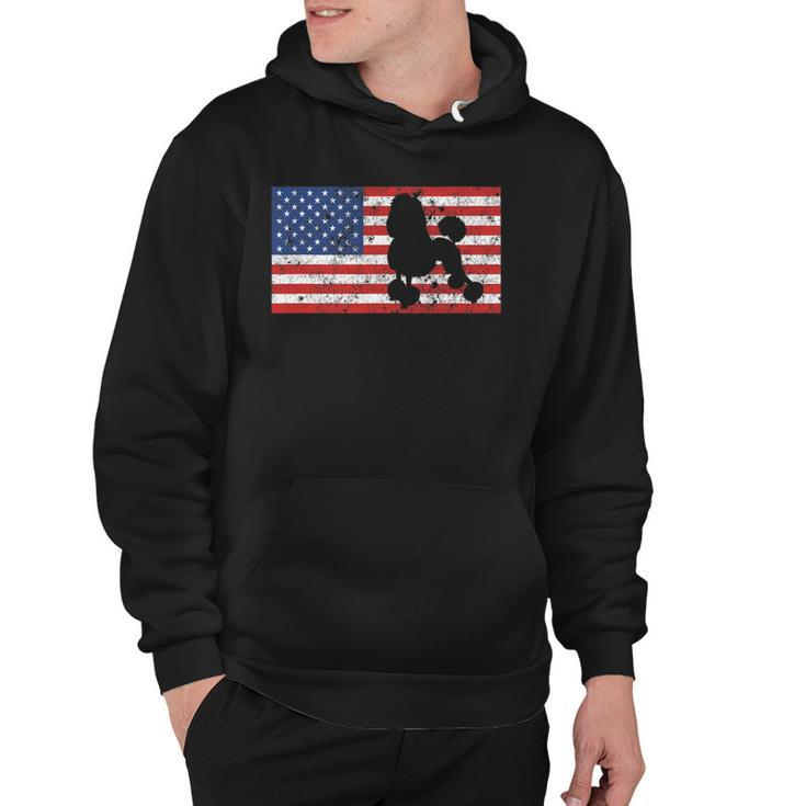 Poodle S Poodle Gifts 4Th Of July Flag America Hoodie