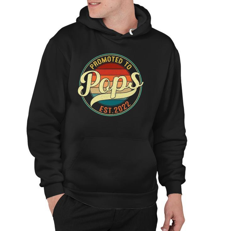 Promoted To Pops Est 2022 Soon To Be Pregnancy Announcement Hoodie