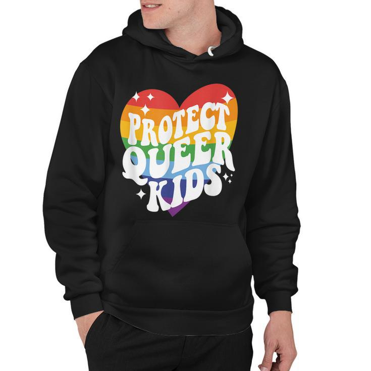 Protect Queer Kids Gay Pride Lgbt Support Queer Pride Month  Hoodie