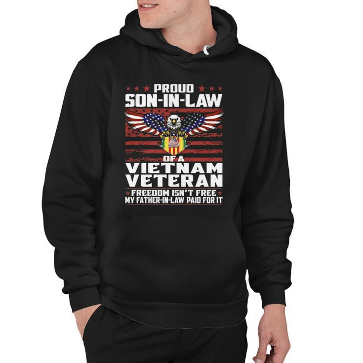 Proud Son In Law Of A Vietnam Veteran Patriotic Gift  Hoodie
