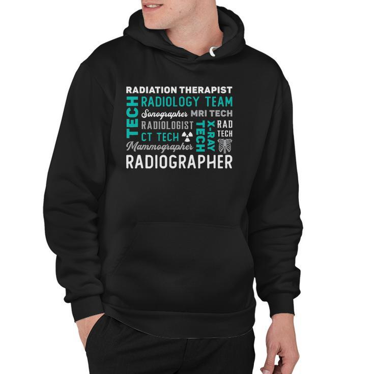 Radiation Therapist Radiographer Rad Radiology Xray Tech Hoodie
