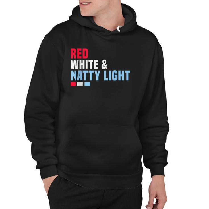 Red White And Natty-Light 4Th Of July  Hoodie