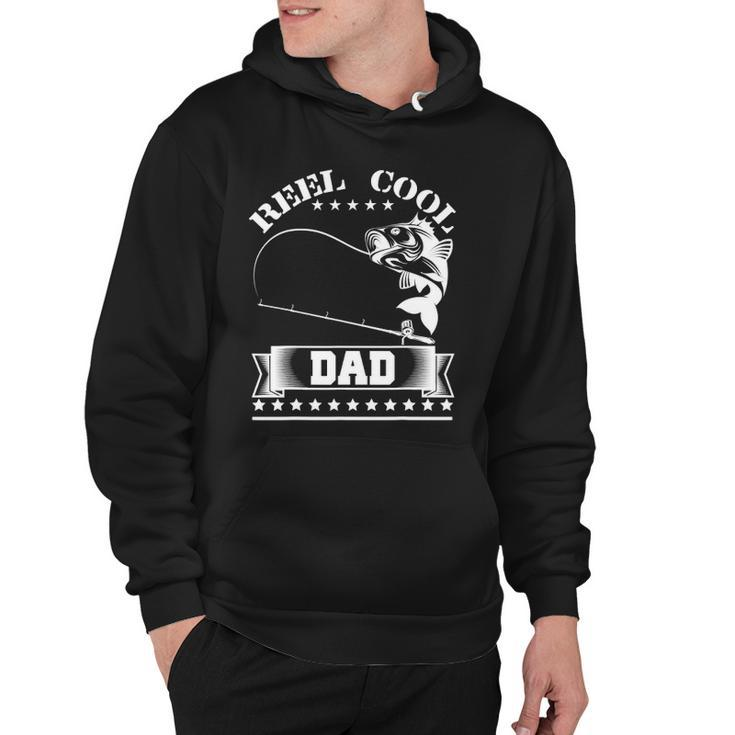 Reel Cool Dad Fishing Fathers Day Gift Hoodie