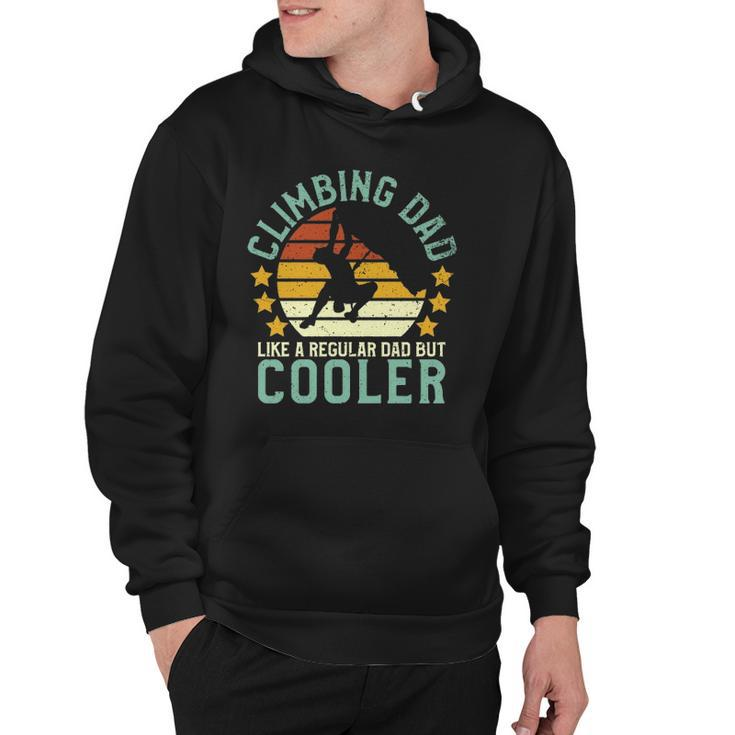 Rock Climbing Dad Mountain Climber Funny Fathers Day Gift  Hoodie