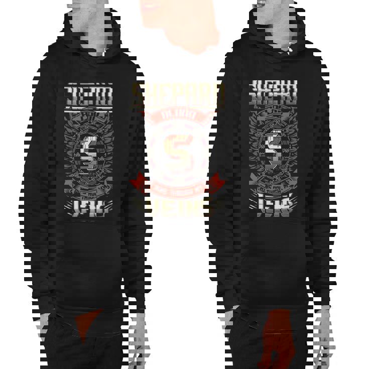 Shepard Blood  Run Through My Veins Name Hoodie