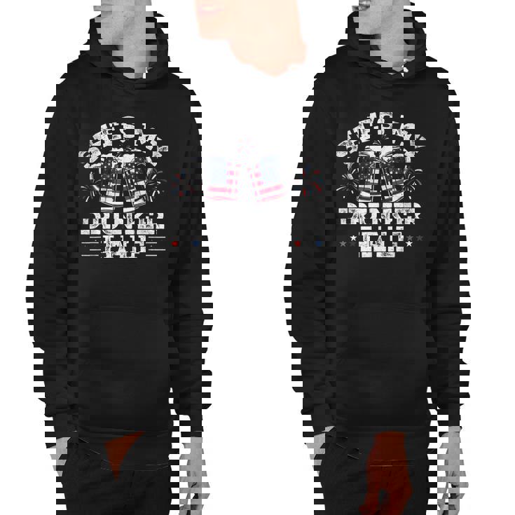 Shes My Drunker Half Funny Beer Couple Matching 4Th Of July  Hoodie