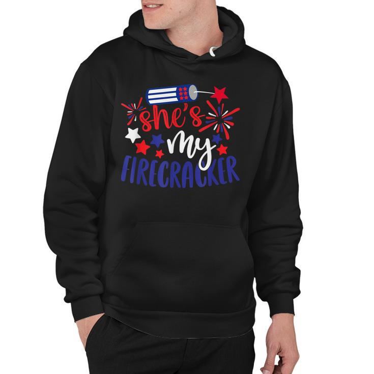 Shes My Firecracker His And Hers Patriot 4Th Of July  Hoodie