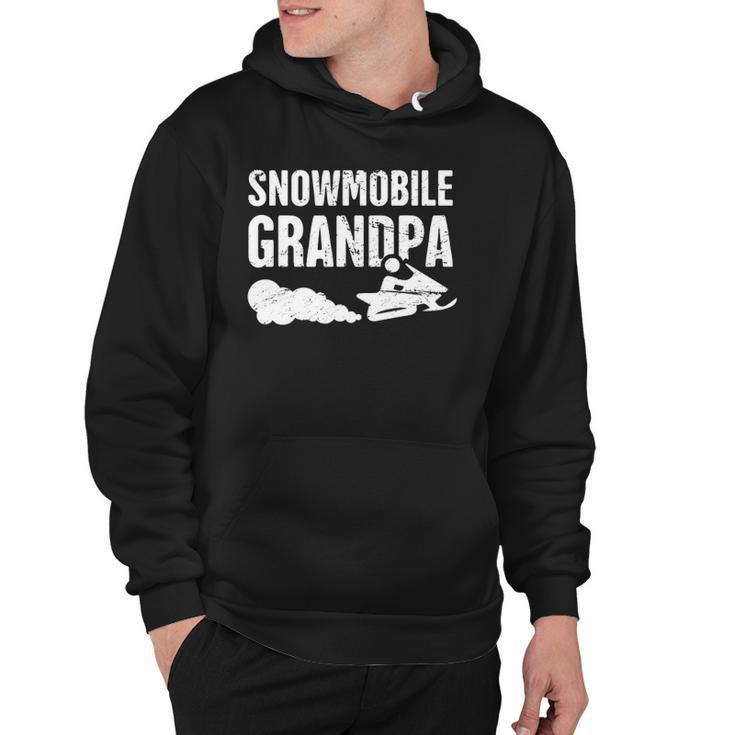 Snowmobile Grandpa Snowmobile Snowmobiling Lover Hoodie