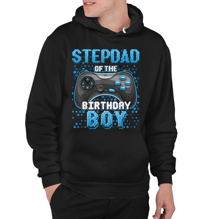 Stepdad Of The Birthday Boy Matching Family Video Game Party  Hoodie