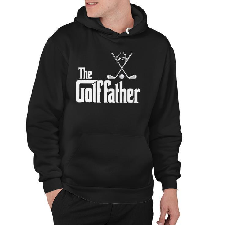 The Golffather Golf Father Funny Golfing Fathers Day Hoodie