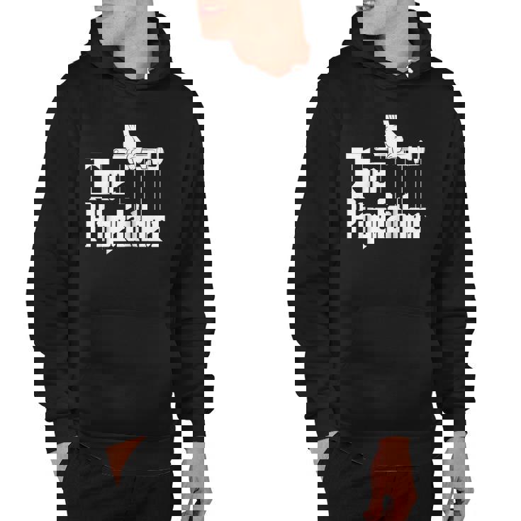 The Pipefather - Funny Plumber Plumbing Handyman Pipe Fitter Raglan Baseball Tee Hoodie