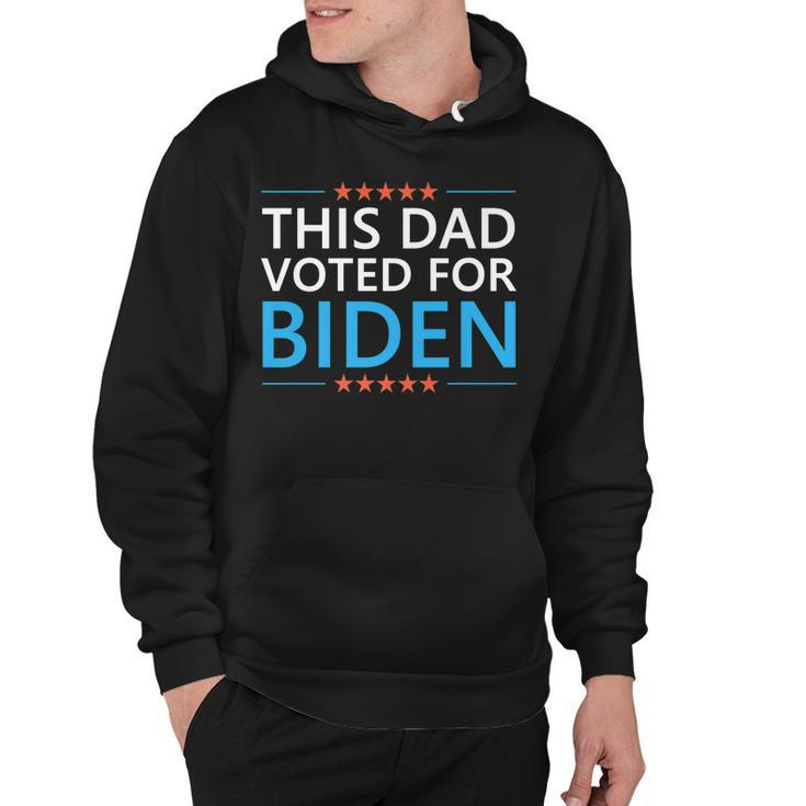 This Dad Voted For Biden Funny Fathers Day Quote 4Th Of July   Hoodie