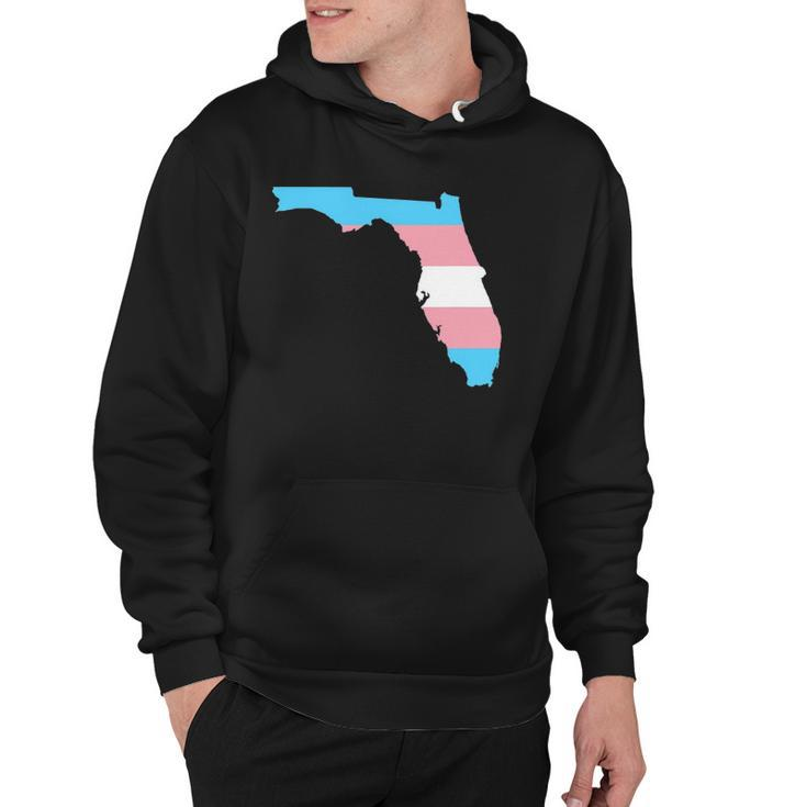 Trans Flag Florida - Lgbt Pride Support Hoodie