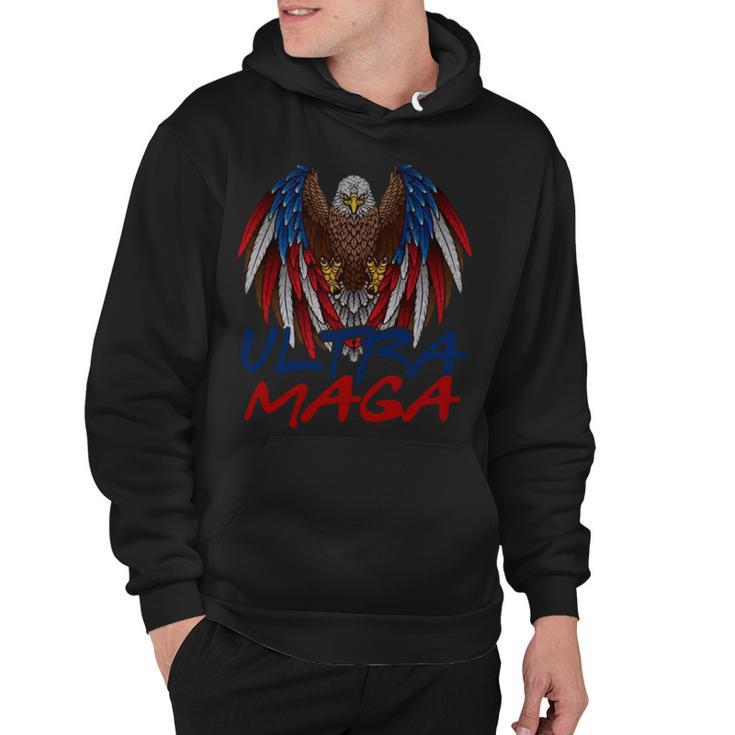 Ultra Maga Eagle Make America Great Aga Hoodie