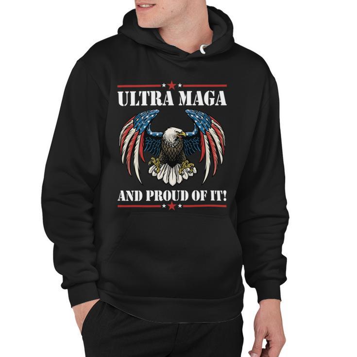 Ultra Maga Eagle Vintage  Hoodie