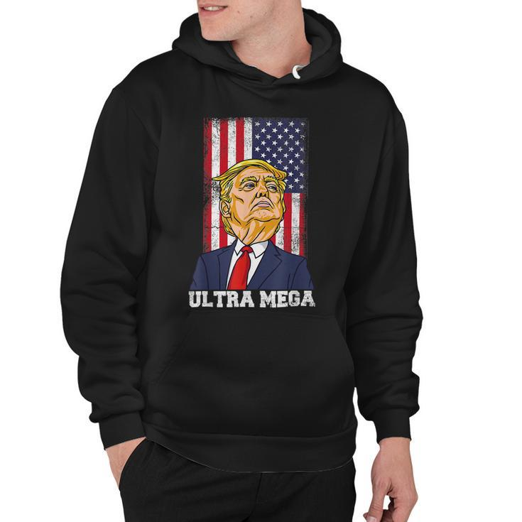 Ultra Maga Shirt Funny Anti Biden Us Flag Hoodie
