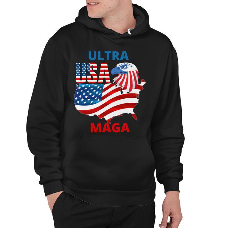 Ultra Maga Ultra Maga Funny Hoodie