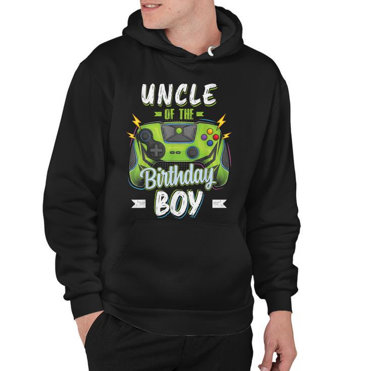 Uncle Of The Birthday Boy Matching Family Video Gamer Party  Hoodie