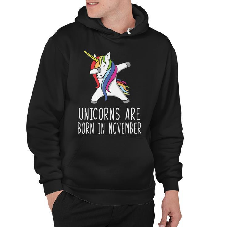 Unicorns Are Born In November Hoodie