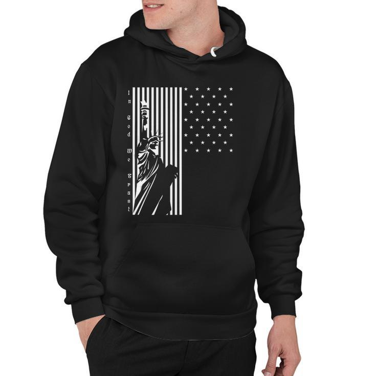 Usa Us Flag Patriotic 4Th Of July America Statue Of Liberty  Hoodie