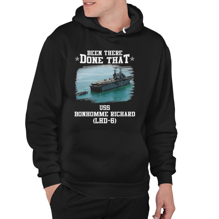 Uss Bonhomme Richard Lhd-6 Veterans Day Fathers Day Hoodie