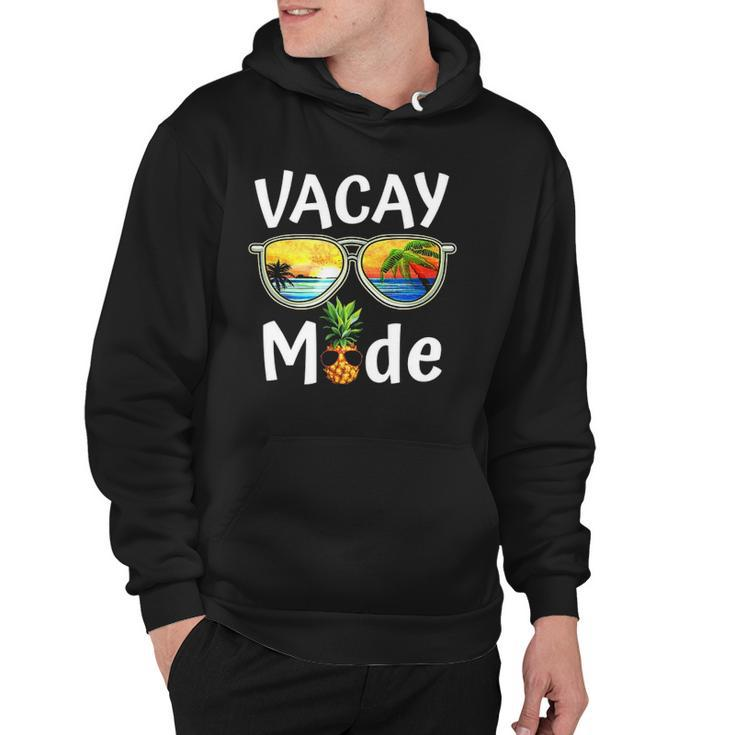 Vacay Mode Family Vacation Summer Sunglasses Beach Pineapple Hoodie