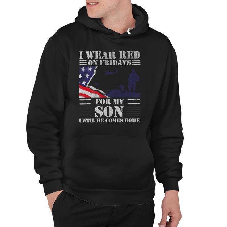 Veteran Red Fridays For Veteran Military Son Remember Everyone Deployed 98 Navy Soldier Army Military Hoodie