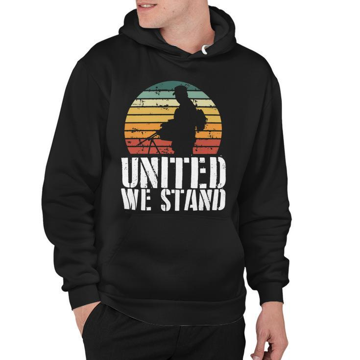 Veteran Veterans Day United We Stand Military Soldier Silhouette 323 Navy Soldier Army Military Hoodie