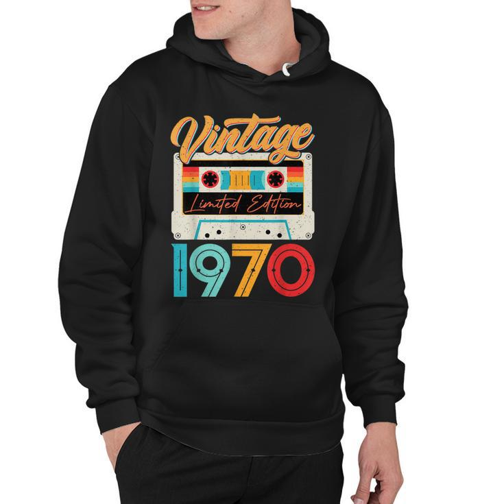 Vintage 1970 Awesome 52 Years Old Retro 52Nd Birthday Bday  Hoodie