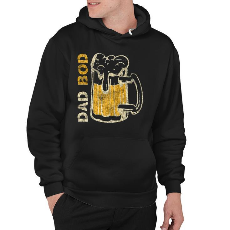 Vintage Its Not A Dad Bod Its Father Dad Figure Drinking  Hoodie