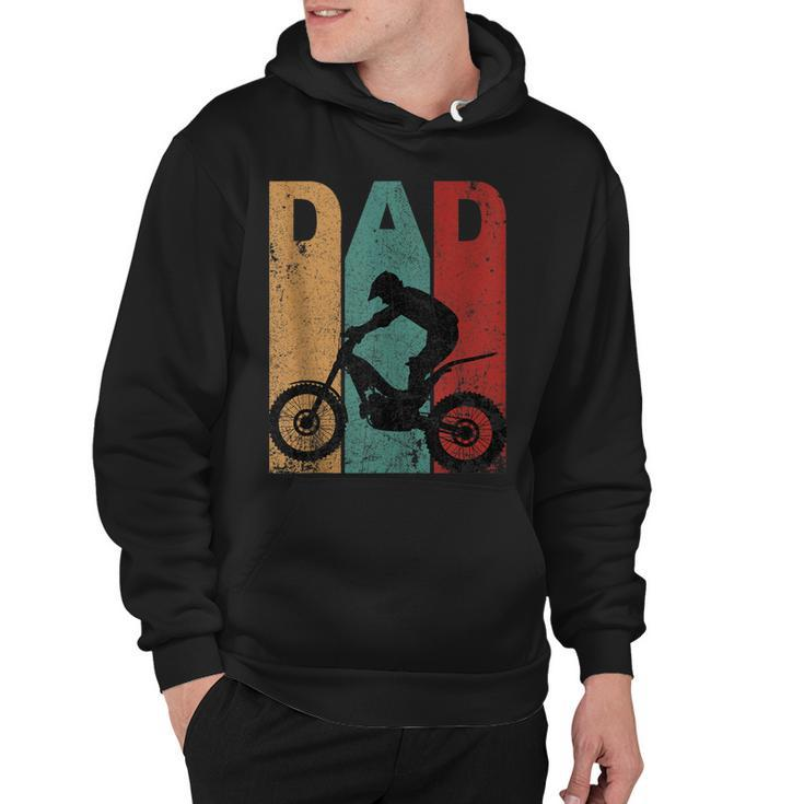 Vintage Motocross Dad Dirt Bike Fathers Day 4Th Of July  Hoodie