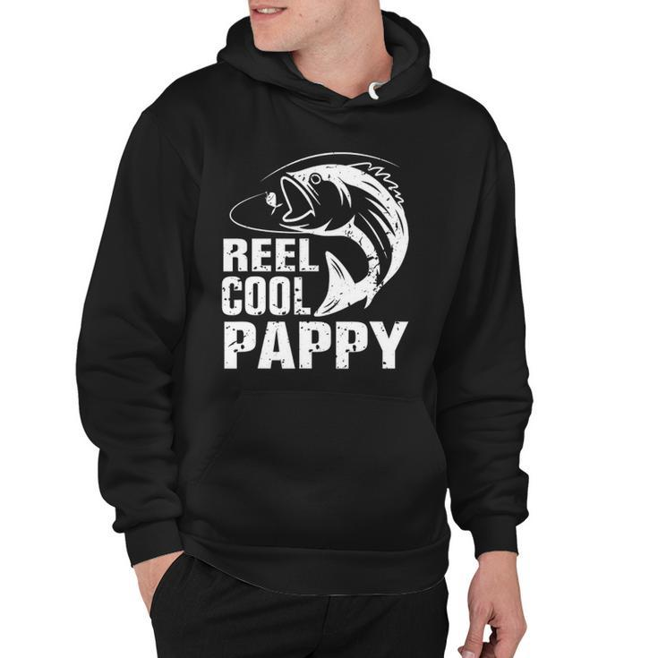 Vintage Reel Cool Pappy Fishing Fathers Day Gift Hoodie