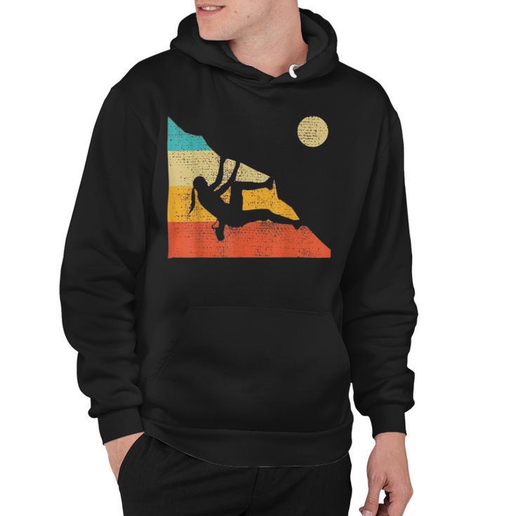 Vintage Retro Rock Climber 178 Shirt Hoodie